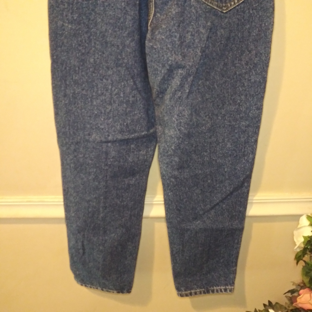 Vintage Lee 100% Cotton High-Rise Baggy Leg "Mom" Jeans - Picture 8 of 11